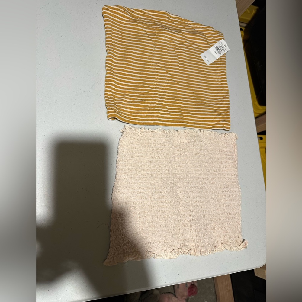 Two tube tops. 1 American Eagle brand new other unknown elastic both never used